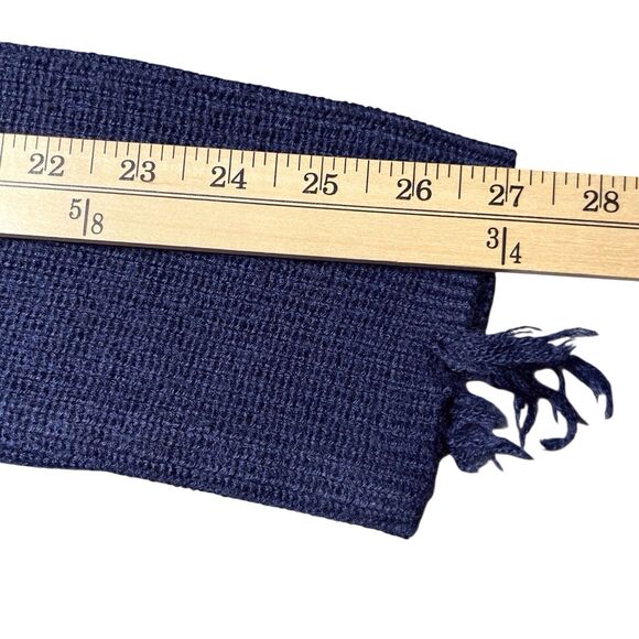 NWT LOVERS & FRIENDS Keeney Distressed Sweater Mini Dress Size M Navy Wool Blend - Picture 14 of 16